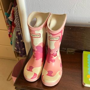Hunter peppa pig rain boots for girls size 8